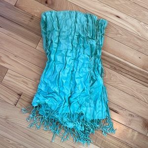 Mint pashmina scarf